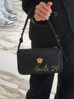 VERSACE La Medusa Shoulder Bag - Black image