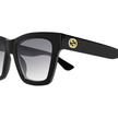 GUCCI Grey Gradient Cat Eye Ladies Sunglasses GG1714S 001 54 image 1