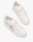 KATE SPADE Charli Lace Up Sneaker - Optic White/Rose Smoke image 1