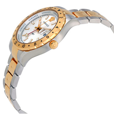 VERSACE  Hellenyium GMT Silver Dial Men's Watch image 1