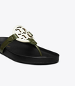 TORY BURCH Miller Cloud Sandal - Leccio / New Ivory / Perfect Black image 2