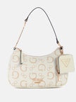 Guess Oona Logo Shoulder Bag - White image 0