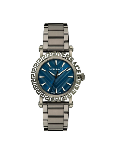 VERSACE  Greca Glam Quartz Blue Dial Men's Watch image 0