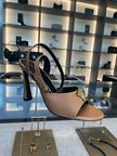 VERSACE Medusa Ankle Strap High Heel Pumps Shoes image 0
