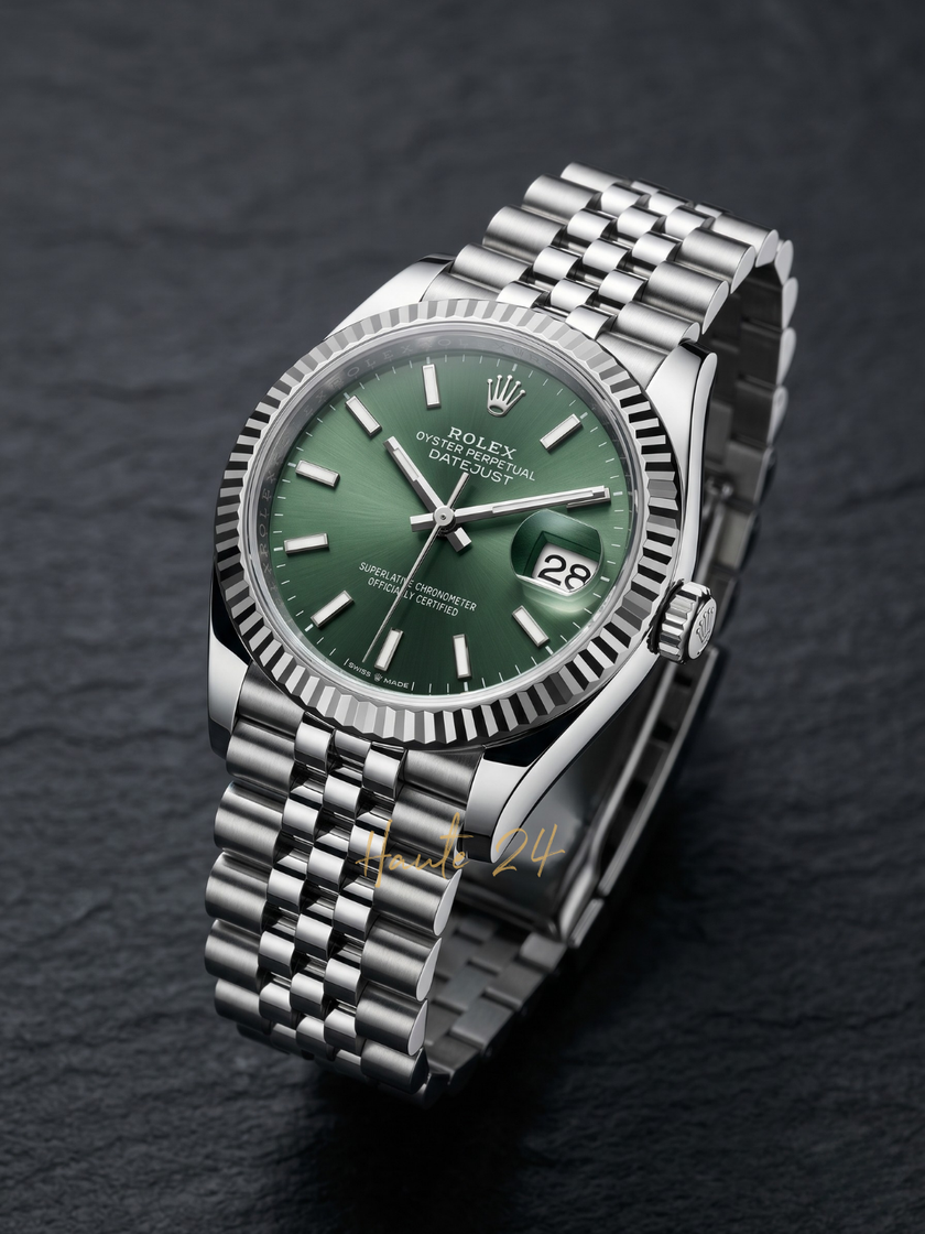 [2025 Brand New] ROLEX Datejust 31 Oyster, 31 mm, Oystersteel and white gold image 0
