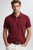 POLO RALPH LAUREN Slim Fit Mesh Polo Shirt - Red Wine (@Delhi Studio) image 0