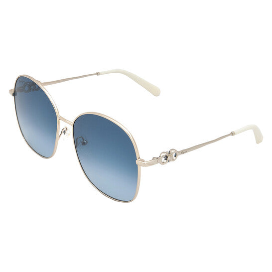 SALVATORE FERRAGAMO Blue Gradient Butterfly Ladies Sunglasses (Arriving In Delhi) image 3