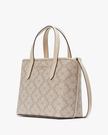 KATE SPADE Spade Flower Small Tote - Dark Beige Multi image 1
