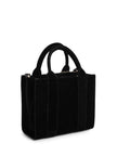 Guess Holly Velvet Mini Tote - Black image 2