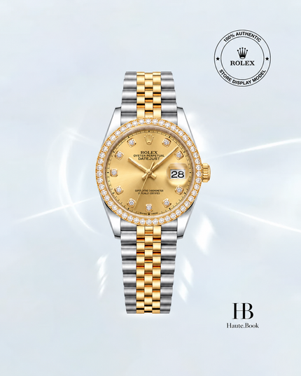 [Brand New] Rolex Datejust Yellow Gold Champagne 126233 36 mm