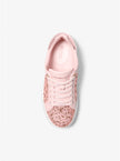 MICHAEL KORS Romey Embellished Platform Sneaker - Powder Blush image 2