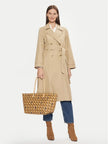 [AT DELHI] TORY BURCH Canvas Basketweave Tote Bag image 0