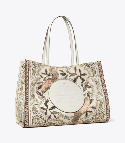 TORY BURCH Ella Printed Tote - pink cockatoo