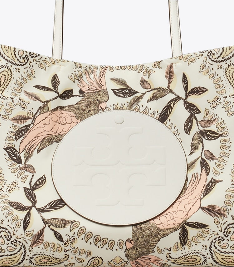 TORY BURCH Ella Printed Tote - pink cockatoo