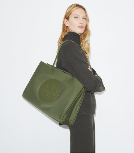 TORY BURCH Ella Tote - Olive Green