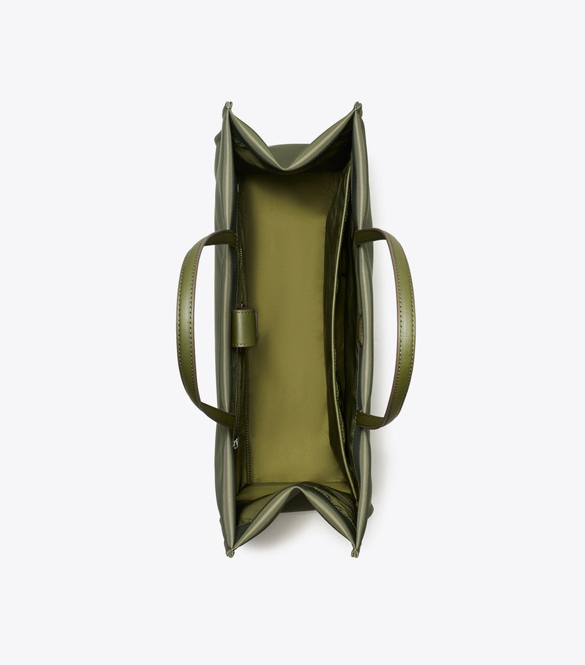 TORY BURCH Ella Tote - Olive Green