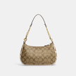 COACH Teri Shoulder Bag In Signature Canvas - Khaki Brown image