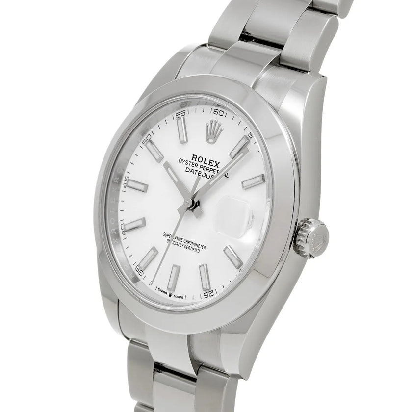 [Store Display] ROLEX Datejust White 41MM