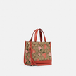 COACH Dempsey Tote 22 In Signature Canvas With Wild Strawberry Print image 1