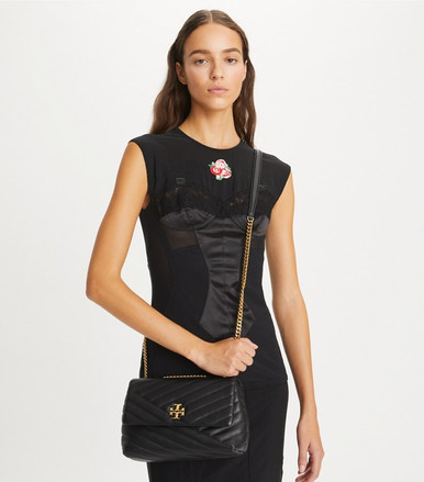 TORY BURCH Small Kira Chevron Convertible Shoulder  Bag image 4