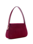 Guess Avelina Rhinestone Logo Shoulder Bag - Red image 2