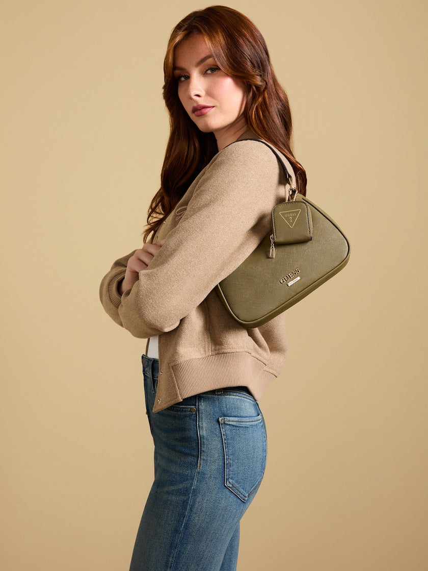 Guess Oona Shoulder Bag - Green image 1