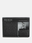 Guess Debossed Wallet & Airpod Case Gift Set - Black image 0