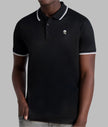 KARL LAGERFELD Karl Patch Polo - Black image 0