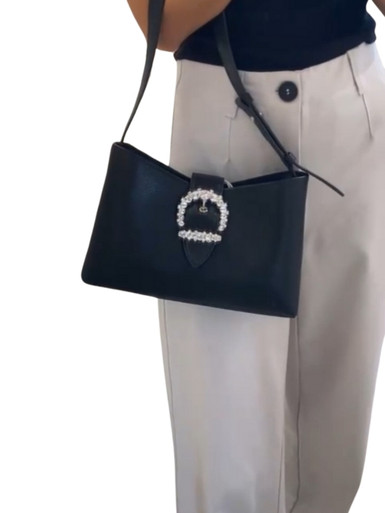 JIMMY CHOO Cheri Soft Grainy Shoulder Bag image 3