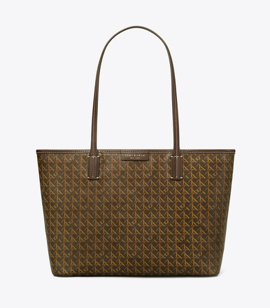 TORY BURCH Small Ever-Ready Zip Tote - Chocolate image 3