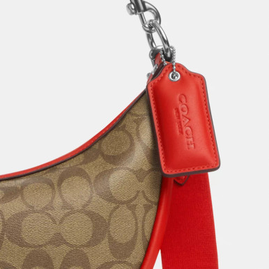 COACH Aria Shoulder Bag In Signature Canvas image 4