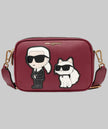 KARL LAGERFELD Maybelle Camera Crossbody - Wine image 0