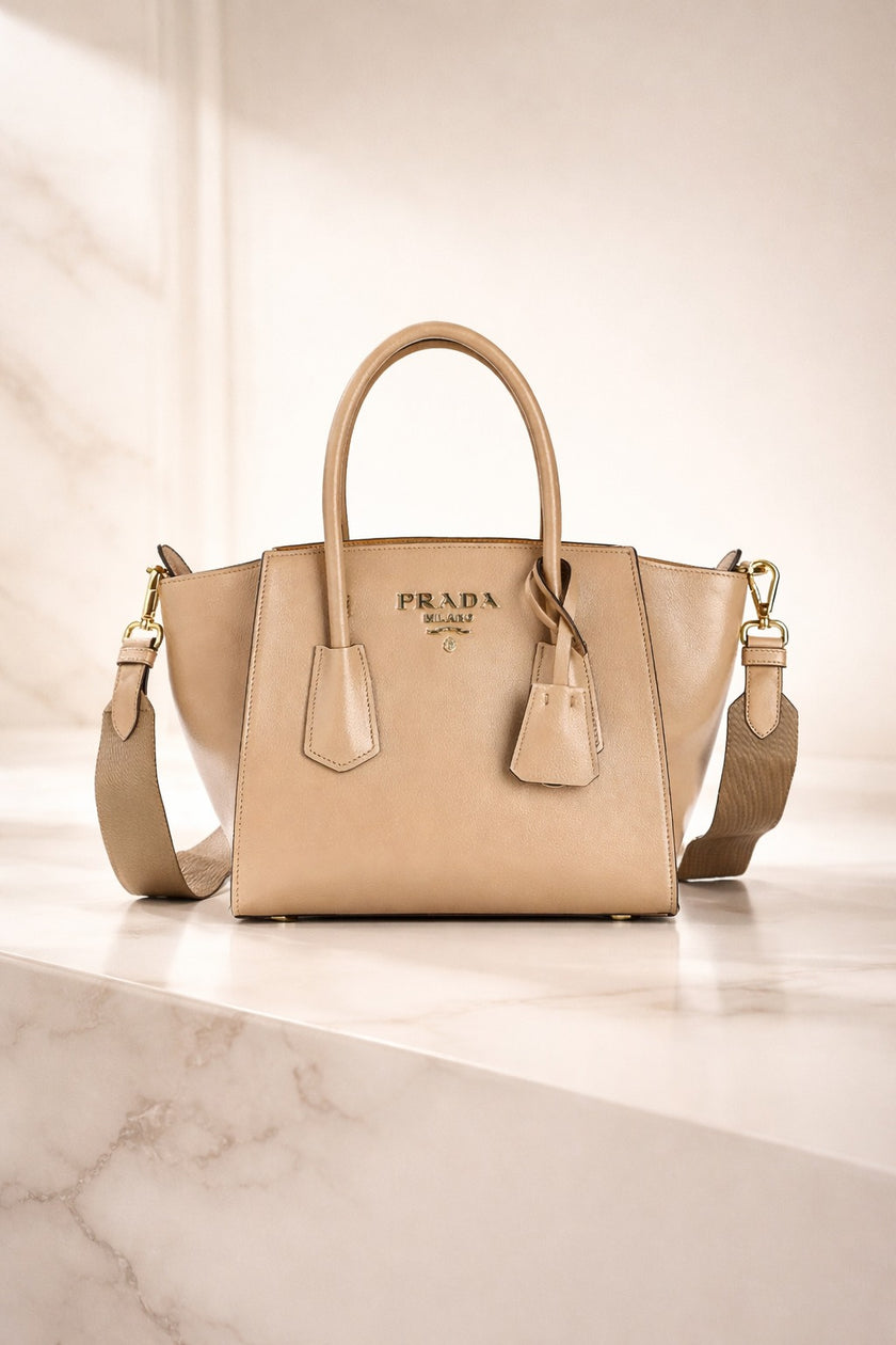 [AT DELHI] PRADA Grace Calf Leather Tote Bag image 0