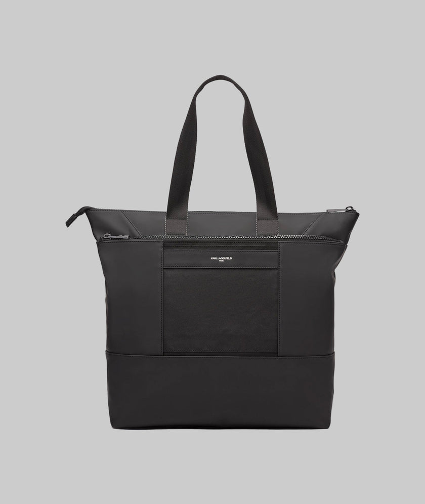 KARL LAGERFELD World Tour Travel Tote Bag - Black image 1