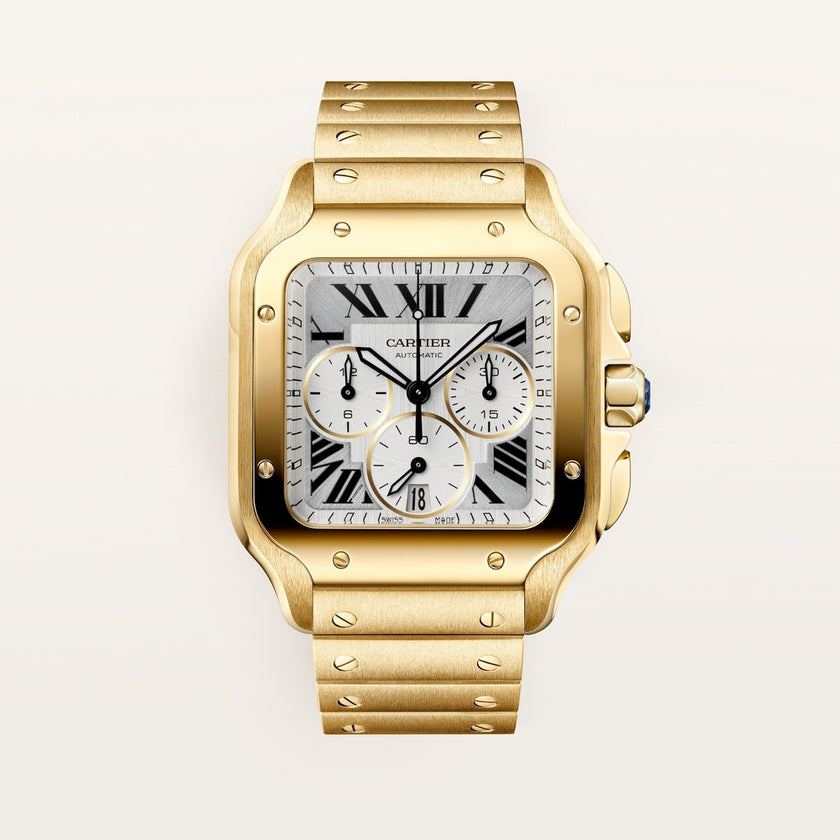 Brand New Santos De Cartier Watch CRWGSA0110 at HauteBook.com. Best prices in US, EU, UK & India. Lifetime Authenticity Guarantee. All India Delivery. Trusted by India's Top 1%.