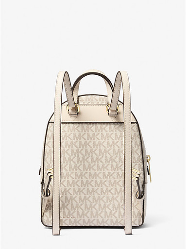 MICHAEL KORS  Jaycee Extra-Small Signature Logo Backpack -Lt Crm Multi image 2