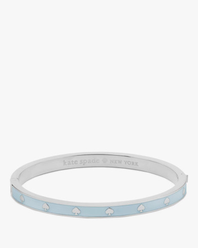 KATE SPADE Spot The Spade Enamel Hinged Bangle image 2