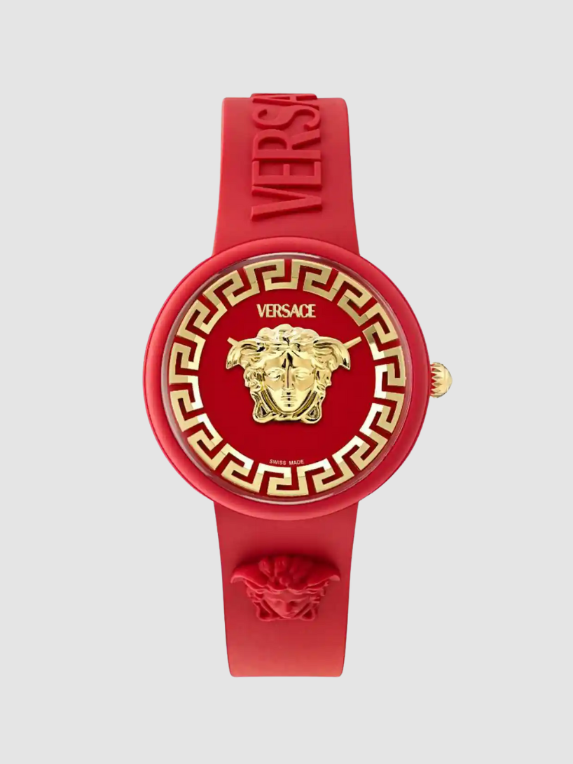 VERSACE Medusa Pop Quartz Red Dial Ladies Watch image 0