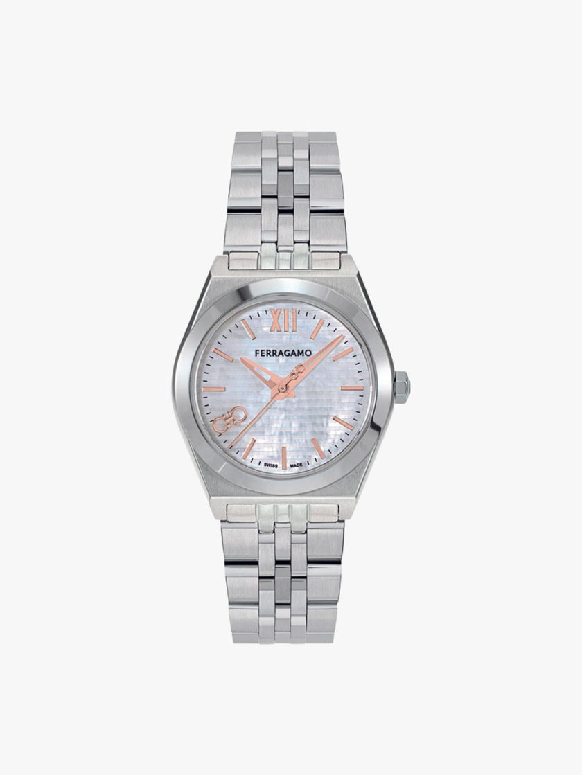 SALVATORE FERRAGAMO Vega Quartz Mother of Pearl Dial Watch image 0