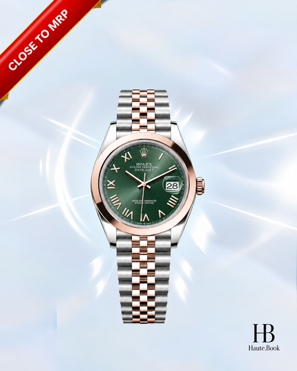 [At MRP] [Brand New] Rolex Datejust Everose Rolesor Mint Green Dial Jubilee Bracelet M126301-0022 41 mm
