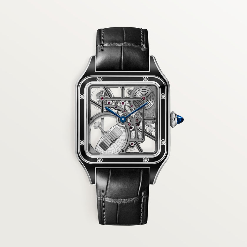 Brand New Santos-Dumont Skeleton Watch Equipped With A Micro-Rotor CRWHSA0044 at HauteBook.com. Best prices in US, EU, UK & India. Lifetime Authenticity Guarantee. All India Delivery. Trusted by India's Top 1%.