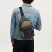 COACH West Pack In Colorblock With Signature Canvas image 2