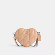 COACH Heart Crossbody Bag With Quilting image 6