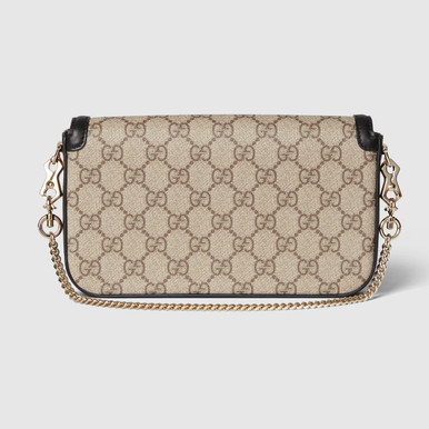 GUCCI Horsebit 1955 Mini Bag - Beige And Dark Brown image 2