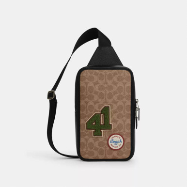 COACH Sullivan Pack In Signature Canvas With Patches image 3