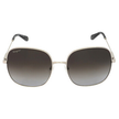 SALVATORE FERRAGAMO  Grey Gradient Square Ladies Sunglasses SF300S 041 59 image 4
