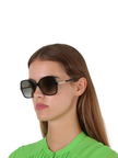 JIMMY CHOO  Grey Gradient Butterfly Ladies Sunglasses JUDY/S 0807/FQ 57 (Arriving In Delhi) image 0
