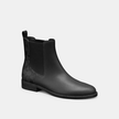 COACH Meredith Bootie In Signature Canvas - Black/Charcoal image 3