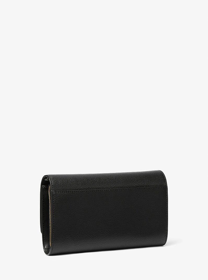[AT DELHI] MICHAEL KORS Jet Set Large Leather Crossbody Bag - Black image 2