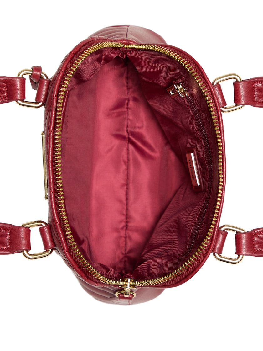 Guess Elise Dome Satchel - Red image 3